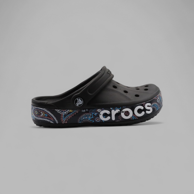 Crocs Black - Bayaband Graphic Clog