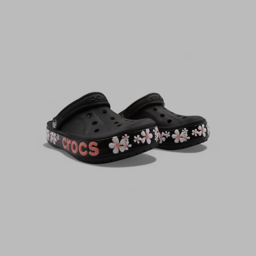Crocs Black - Bayaband Graphic Clog