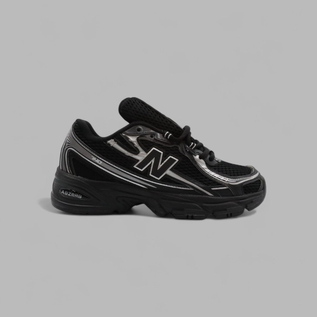 New Balance 740v2 Black Grey Silver
