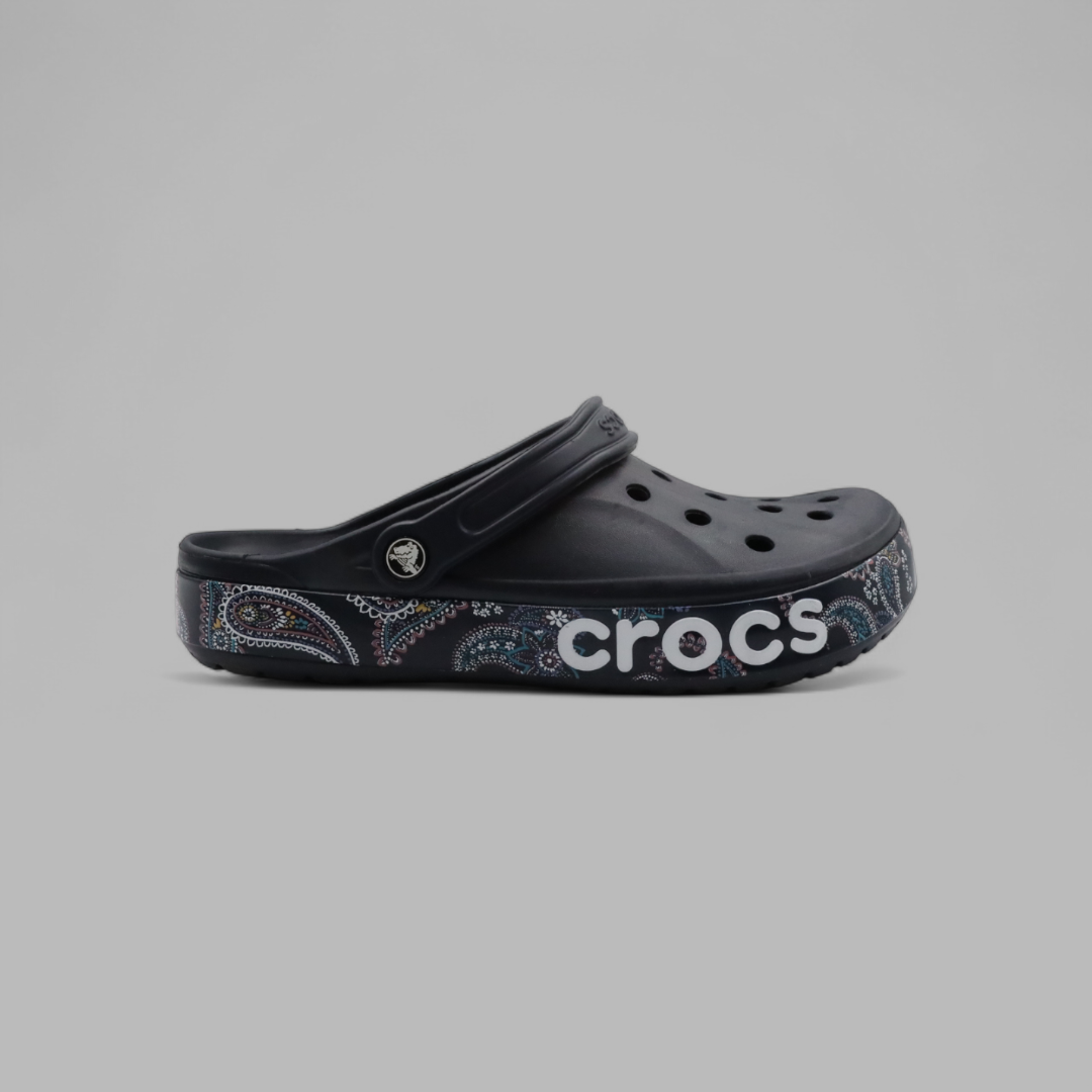 Crocs Black– Bayaband Graphic Clog