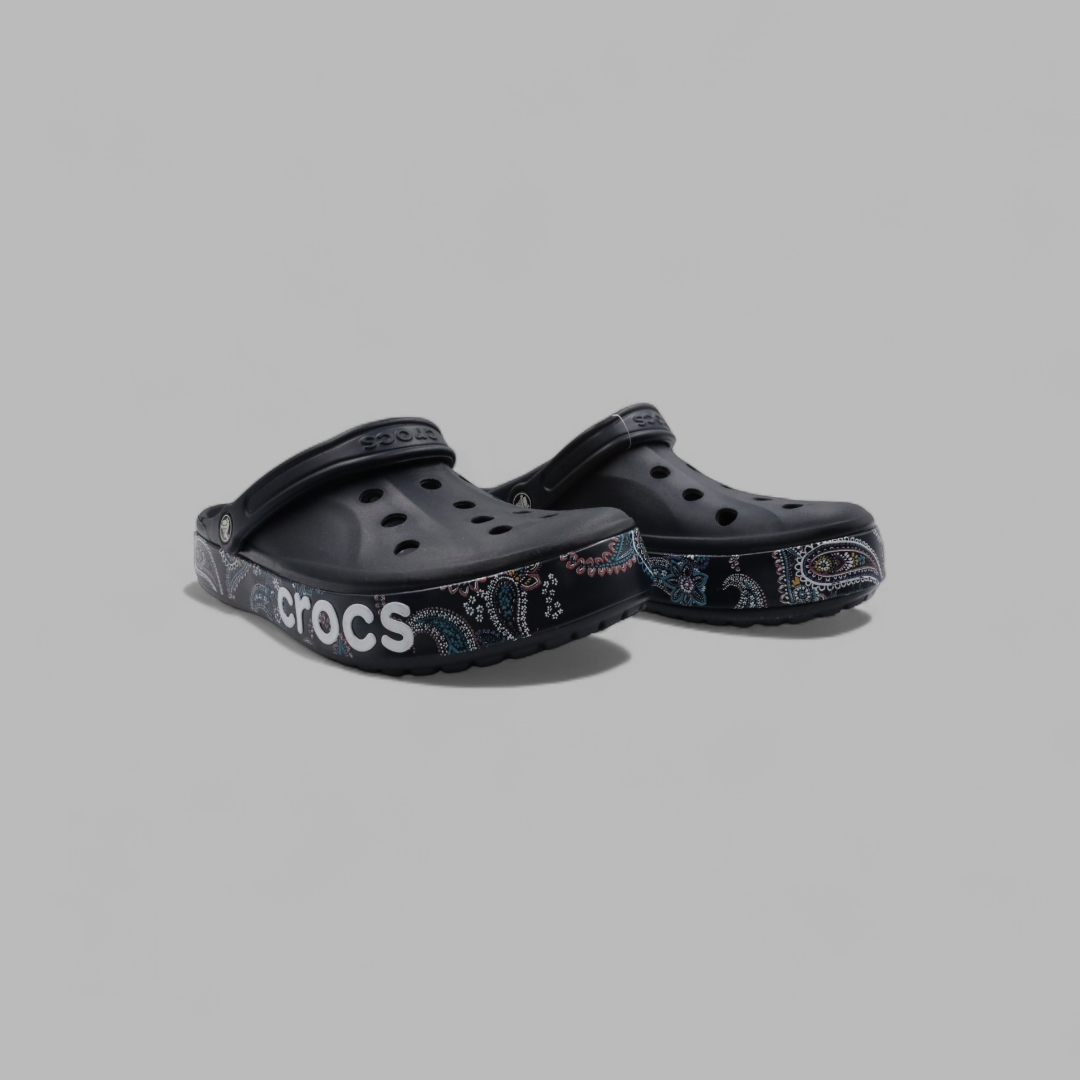 Crocs Black– Bayaband Graphic Clog