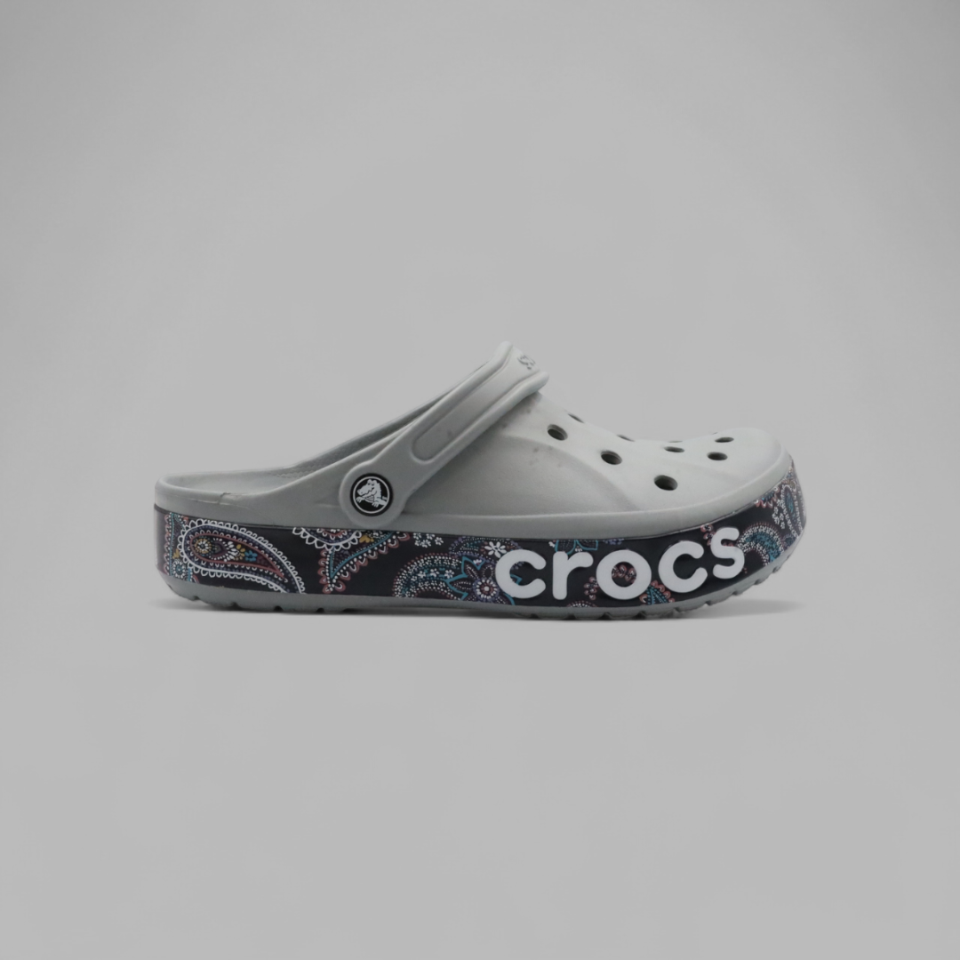 Crocs Gray– Bayaband Graphic Clog