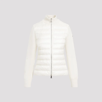 Padded Wool Zip-Up Cardigan