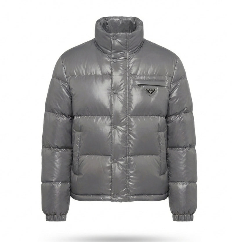 Prada Shiny Nylon Puffer Jacket