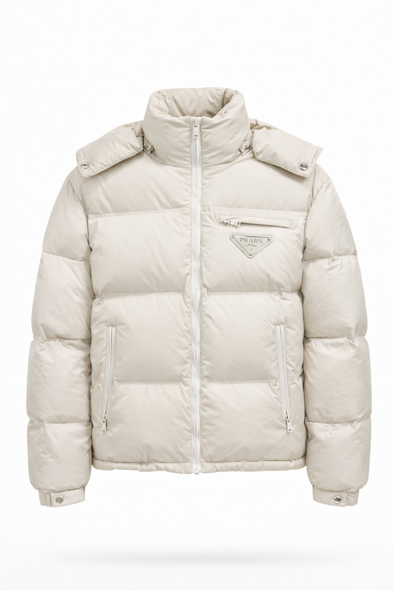 Prada Shiny Nylon Puffer Jacket