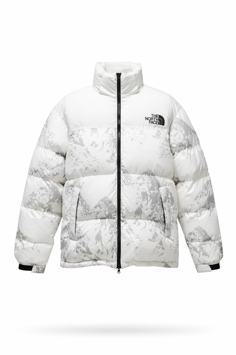 Y-The North Face 1996 Retro Nuptse Jacket - White Mountain Print