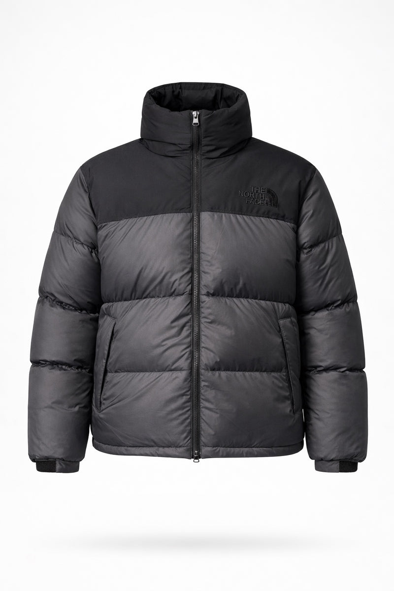 Y-The North Face 1996 Retro Nuptse Jacket - Dark Grey Heather/Black
