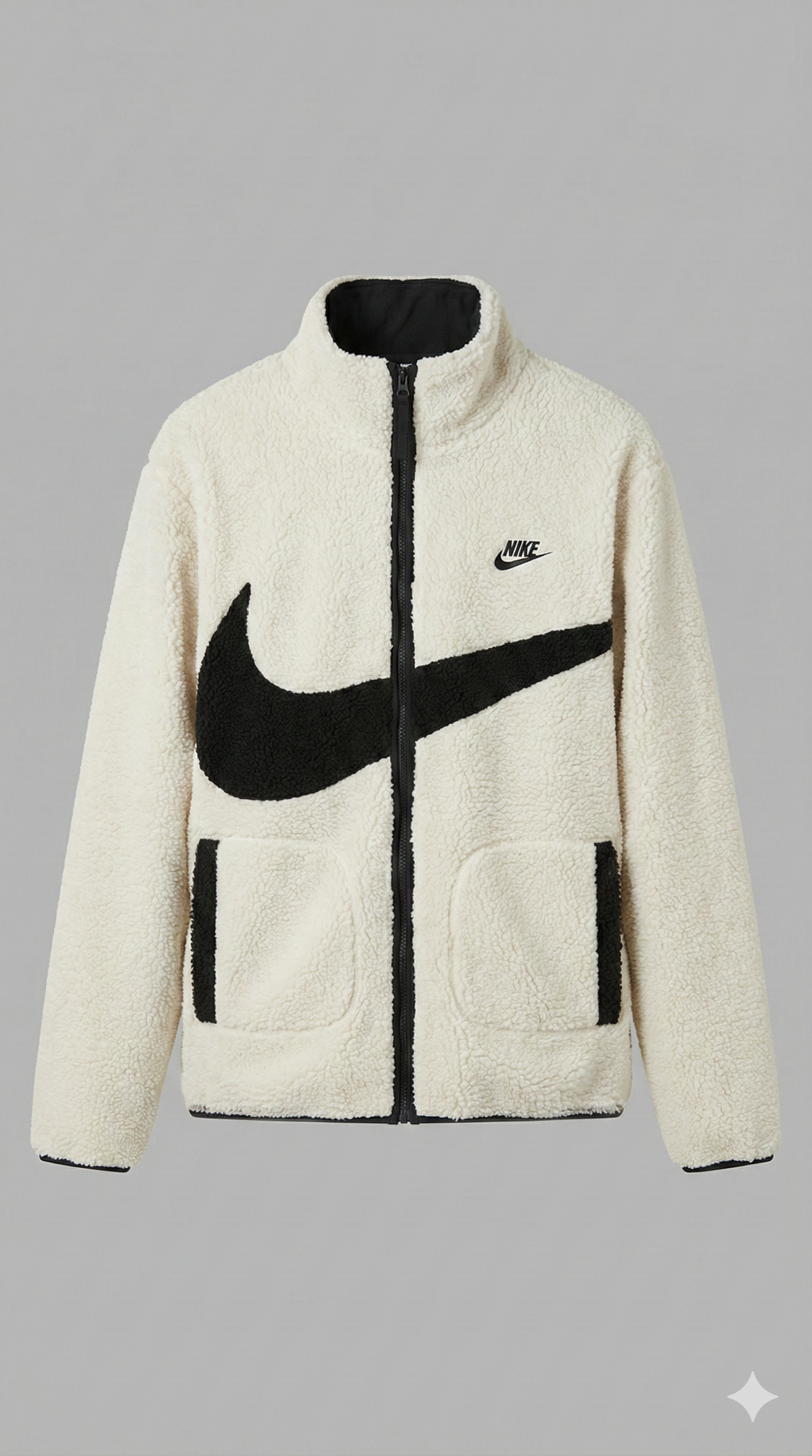 Z-Nike Swoosh Full-Zip Reversible Fleece Jacket
