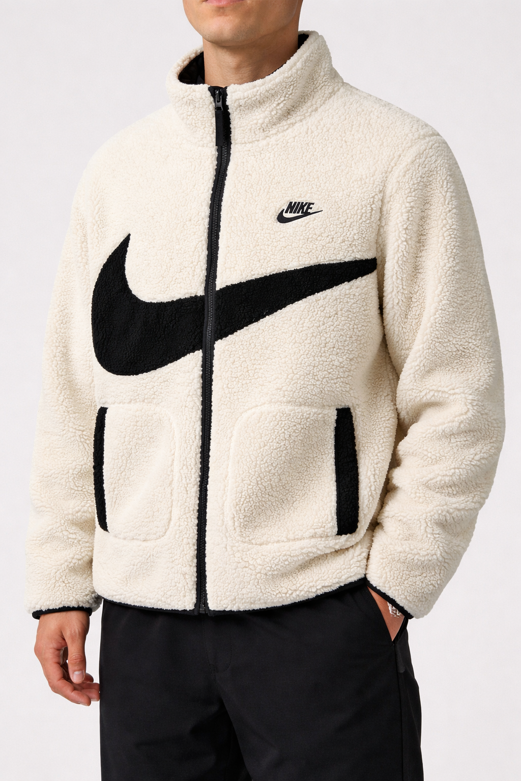 Z-Nike Swoosh Full-Zip Reversible Fleece Jacket