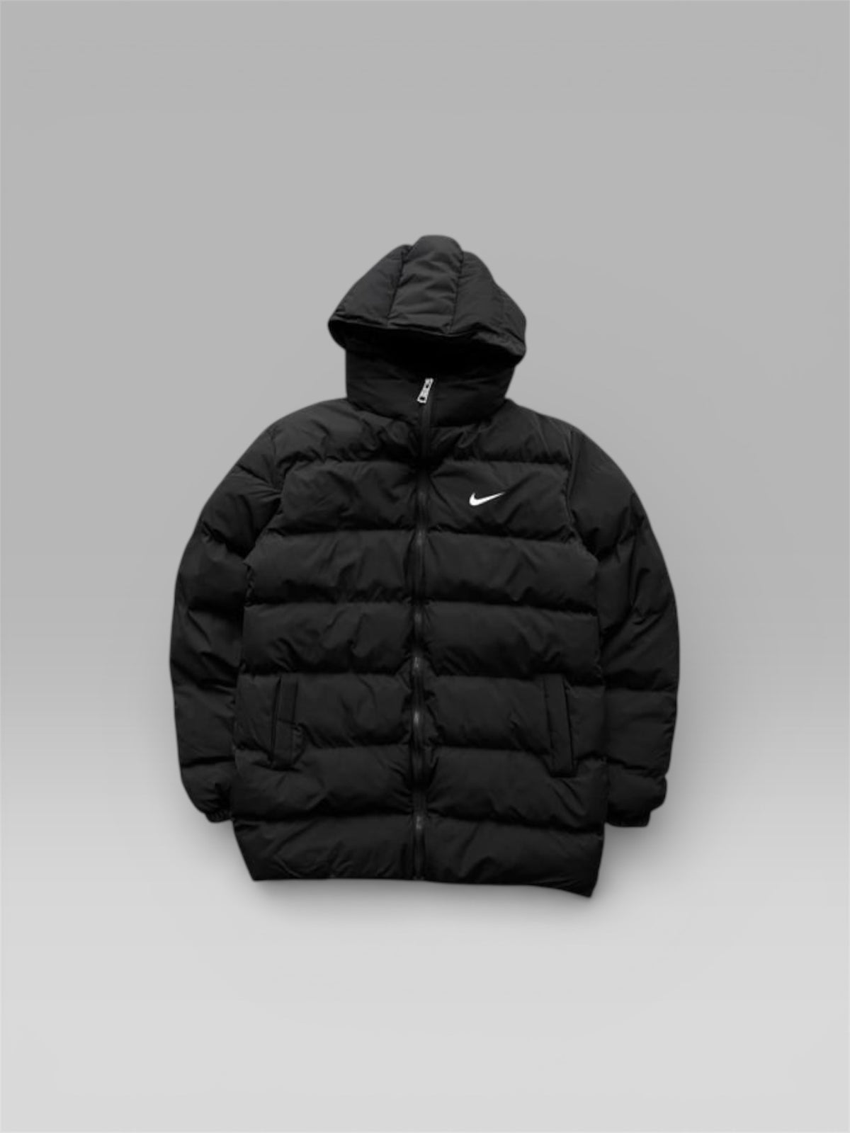 Z-Nike Sportswear Hooded Puffer Jacket - Black