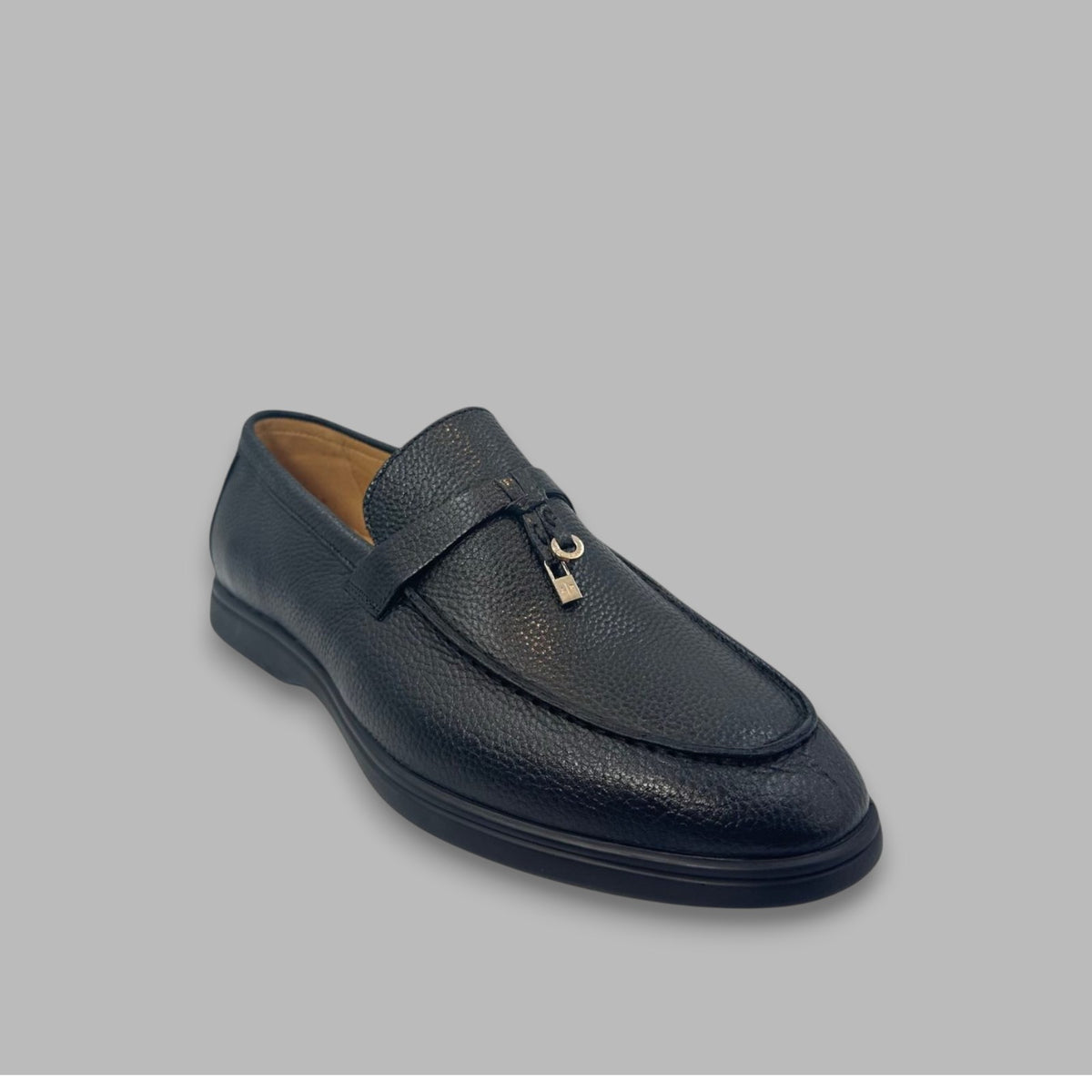 Loro Piana Leather Loafer | Brown