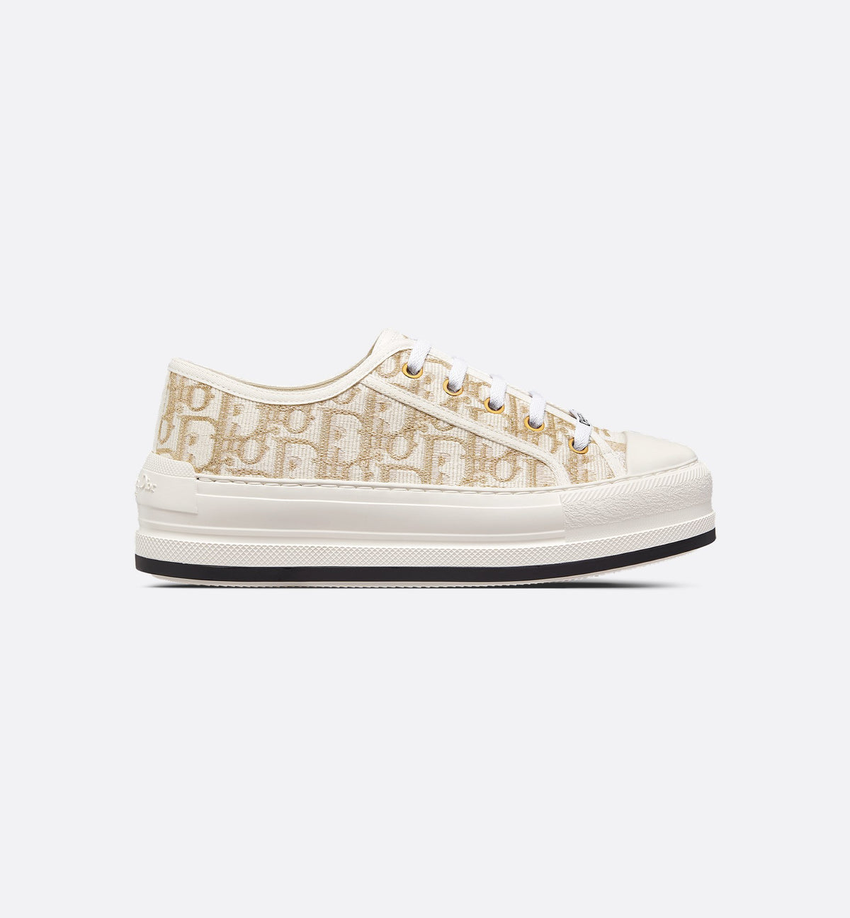 Walk'n'Dior Platform Sneaker Gold-Tone
