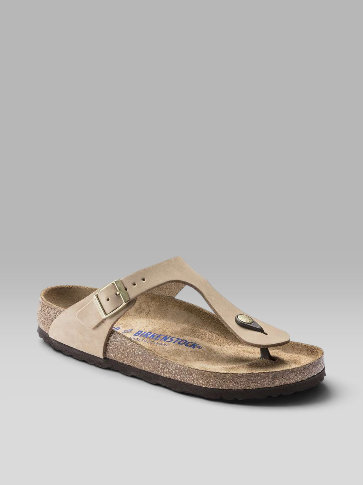 Birkenstock Gizeh Soft Footbed - Taupe (Suede / Nubuck Leather)