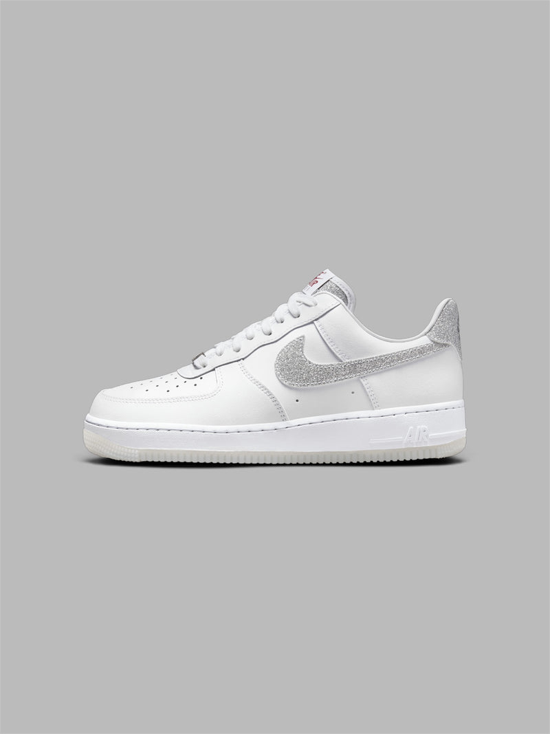 Nike Air Force 1 Low - White / Silver Glitter