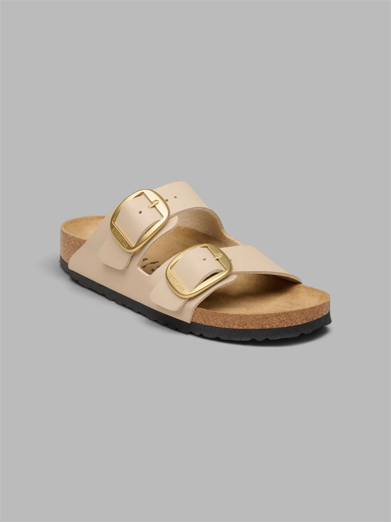 Birkenstock Arizona Big Buckle Oiled Leather - White / Eggshell