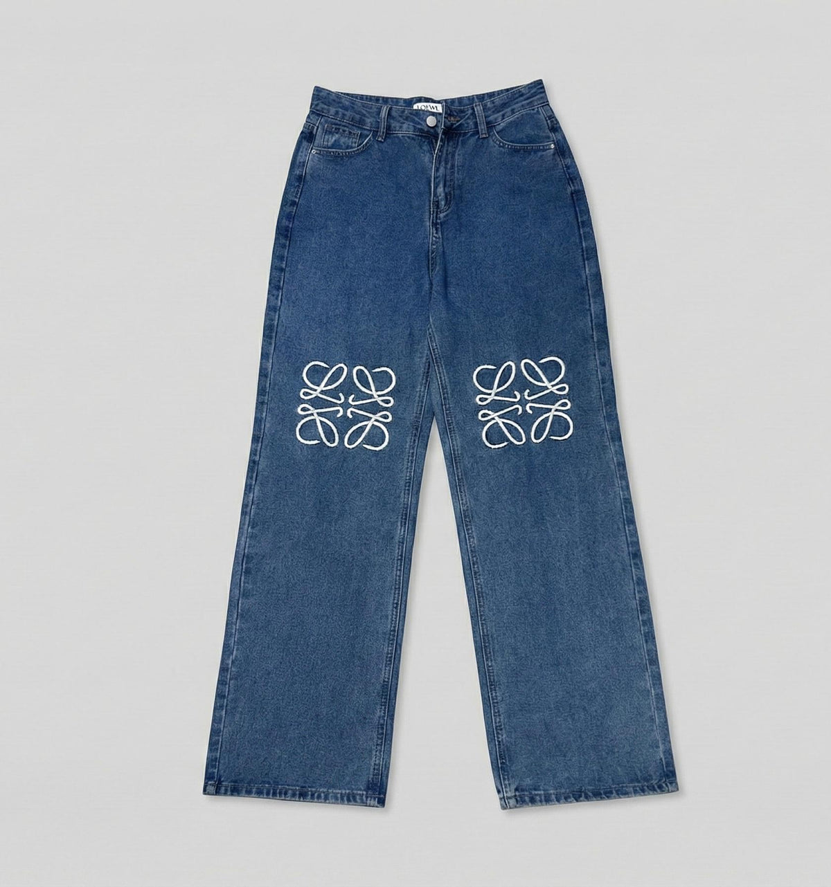 Loewe Anagram Straight-Leg Jeans