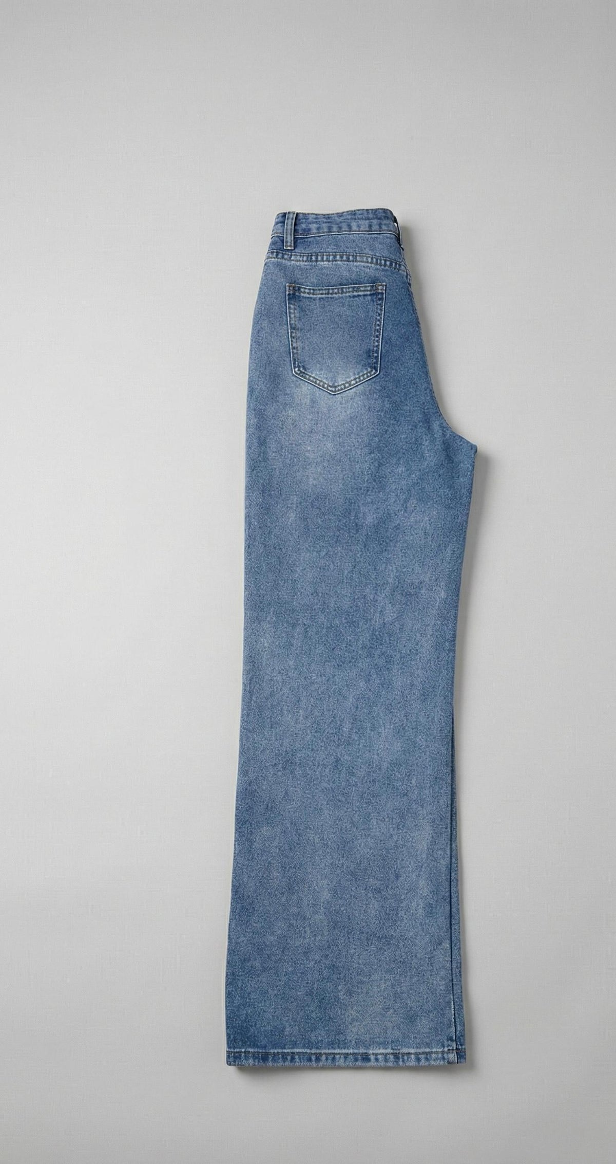 Celine Logo Patch Wide-Leg Jeans