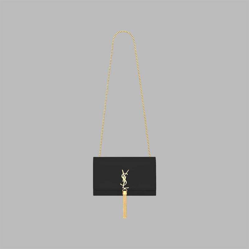 KATE SMALL TASSEL IN GRAIN DE POUDRE EMBOSSED LEATHER