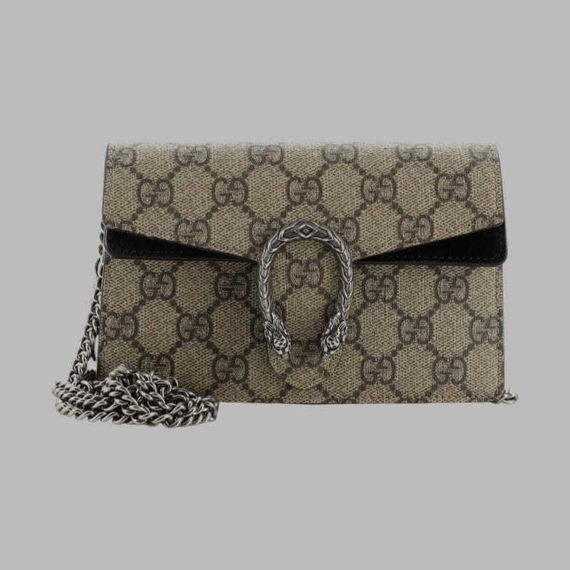 Dionysus Bag GG Coated Canvas Super Mini