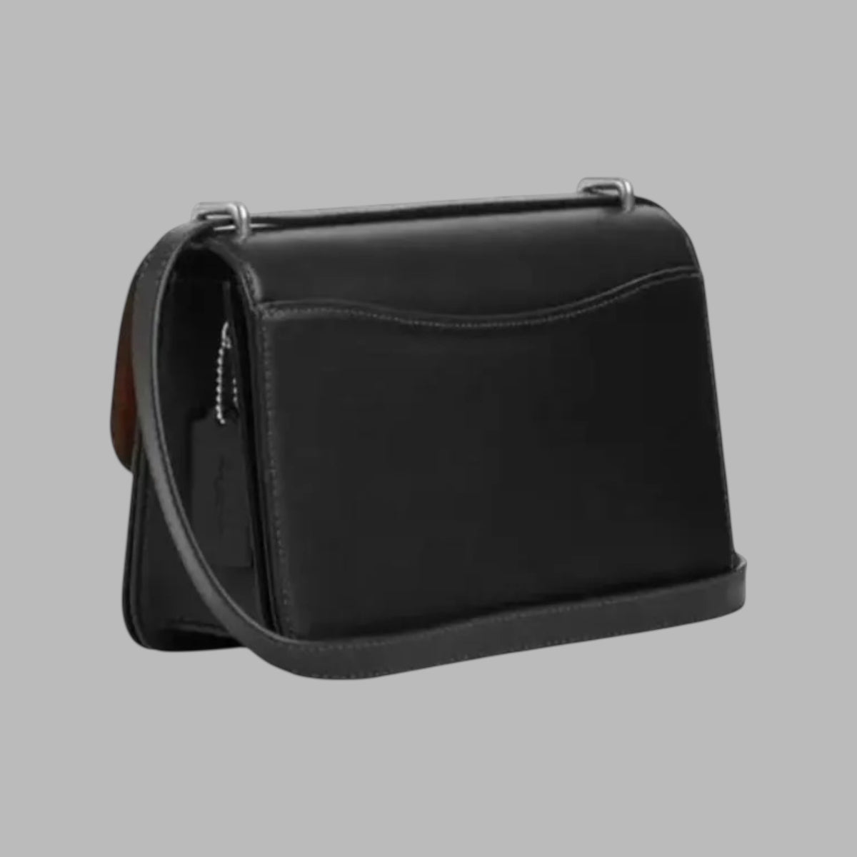 COACH Morgan Cow Leather Messenger Bag, Shoulder Bag, Crossbody Women's Black