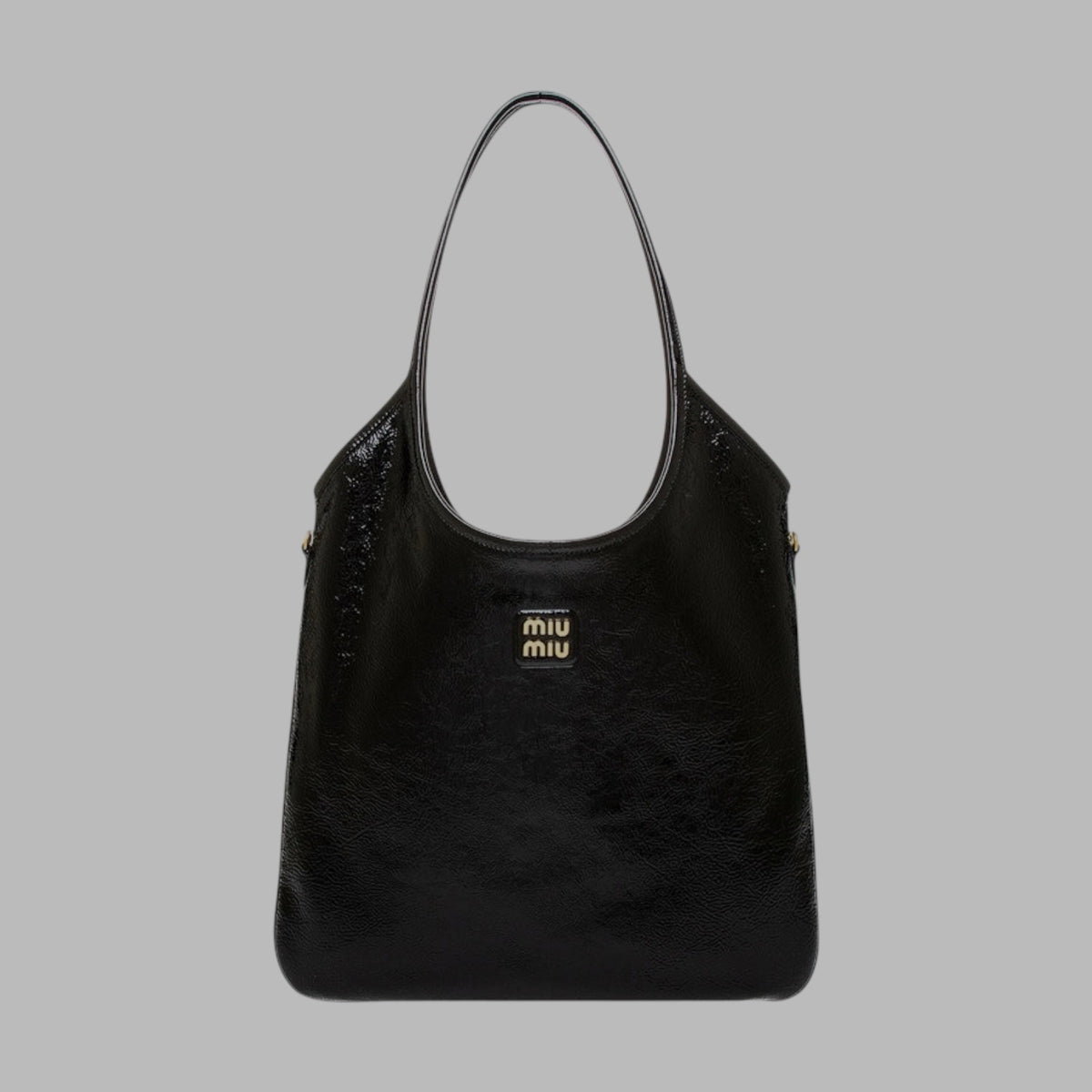 Miu Miu Ivy Naplak Patent Leather Bag