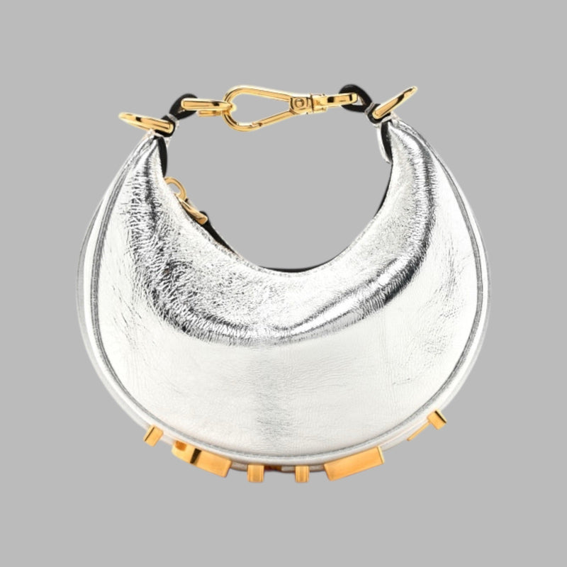 Rock Millenium Nano Fendigraphy Hobo Charm Argento