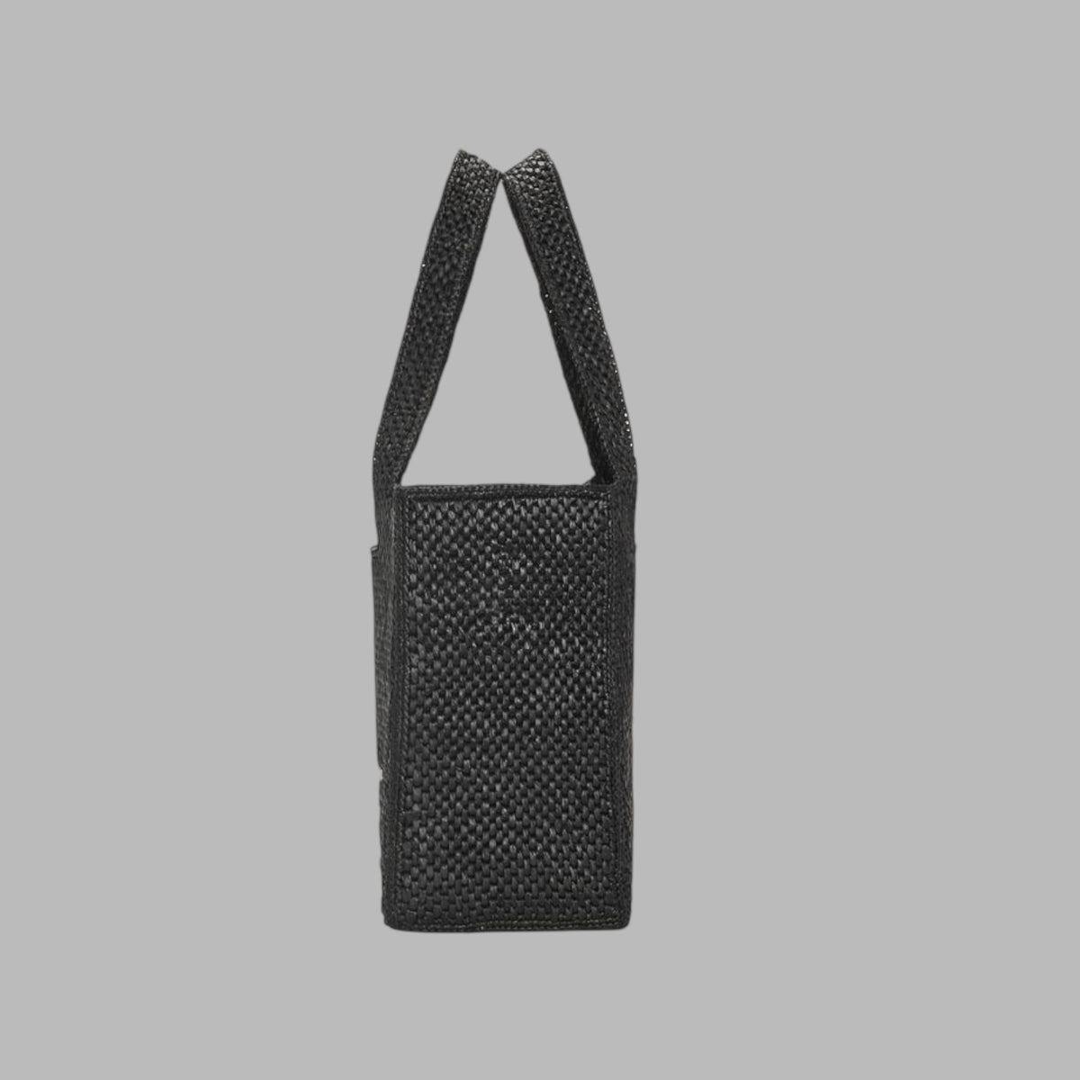 Medium LOEWE Font tote in raffia