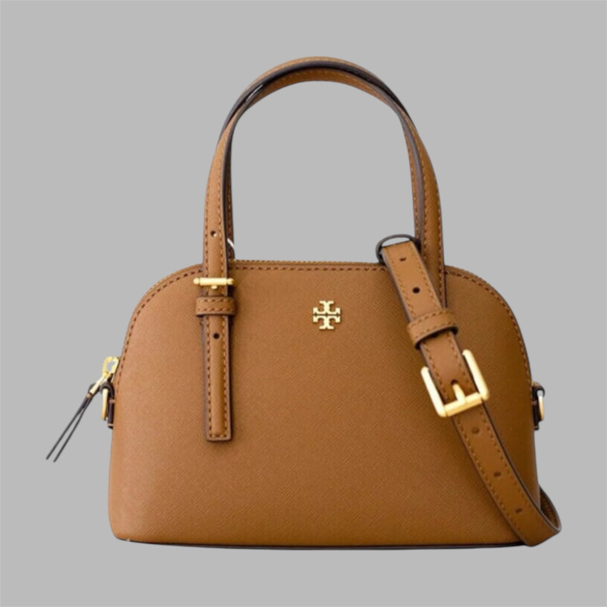 Tory Burch Emerson Women's Mini Dome Satchel Crossbody Saffiano Leather