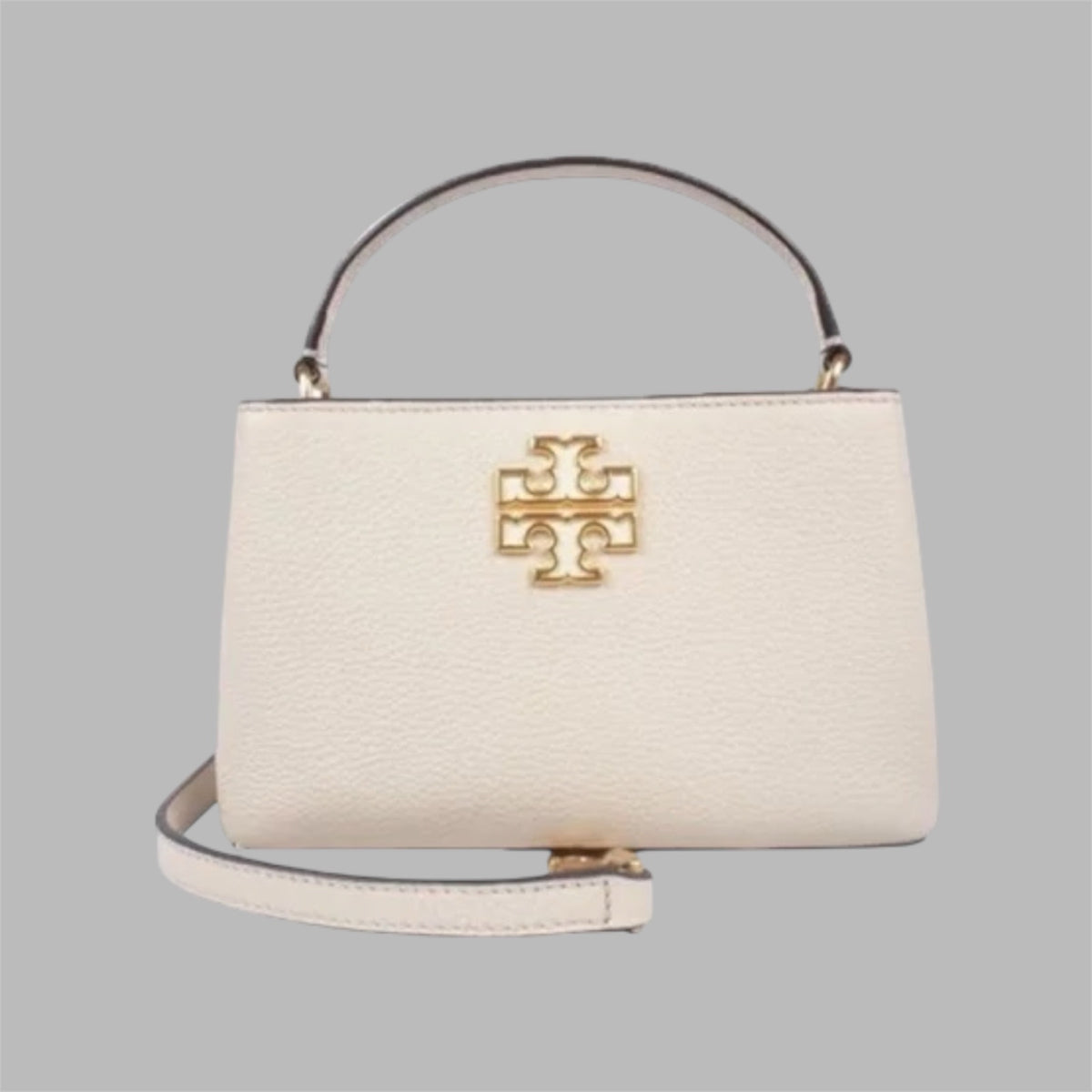 Tory Burch Britten Micro Satchel White Bag