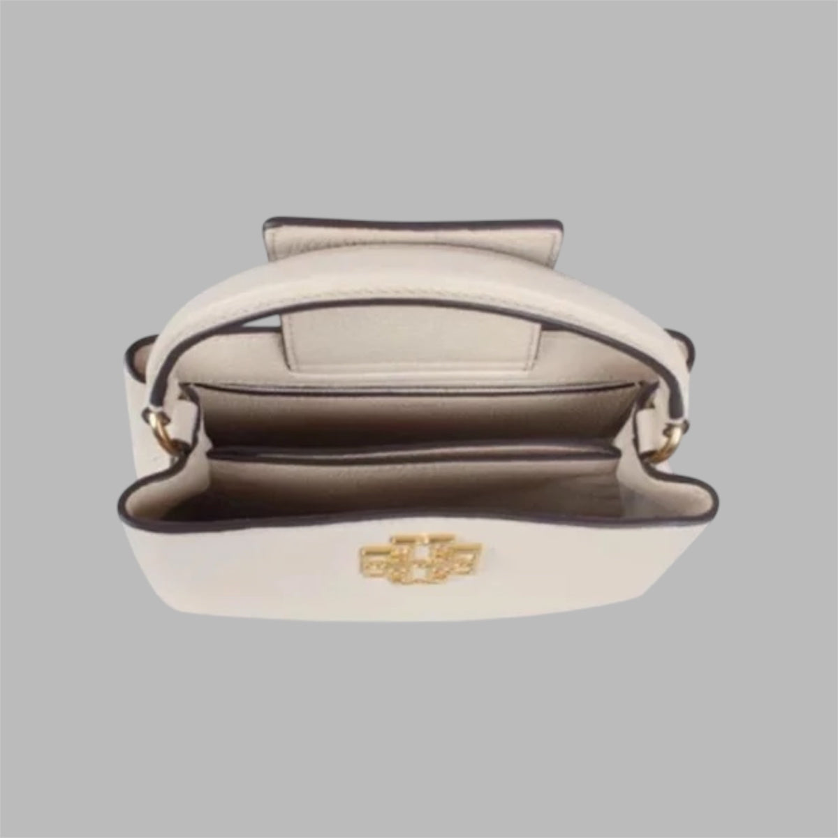 Tory Burch Britten Micro Satchel White Bag