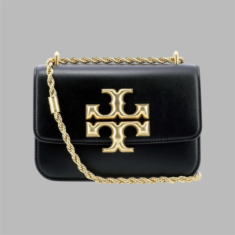 Tory Burch Eleanor Small Convertible Shoulder Black Bag