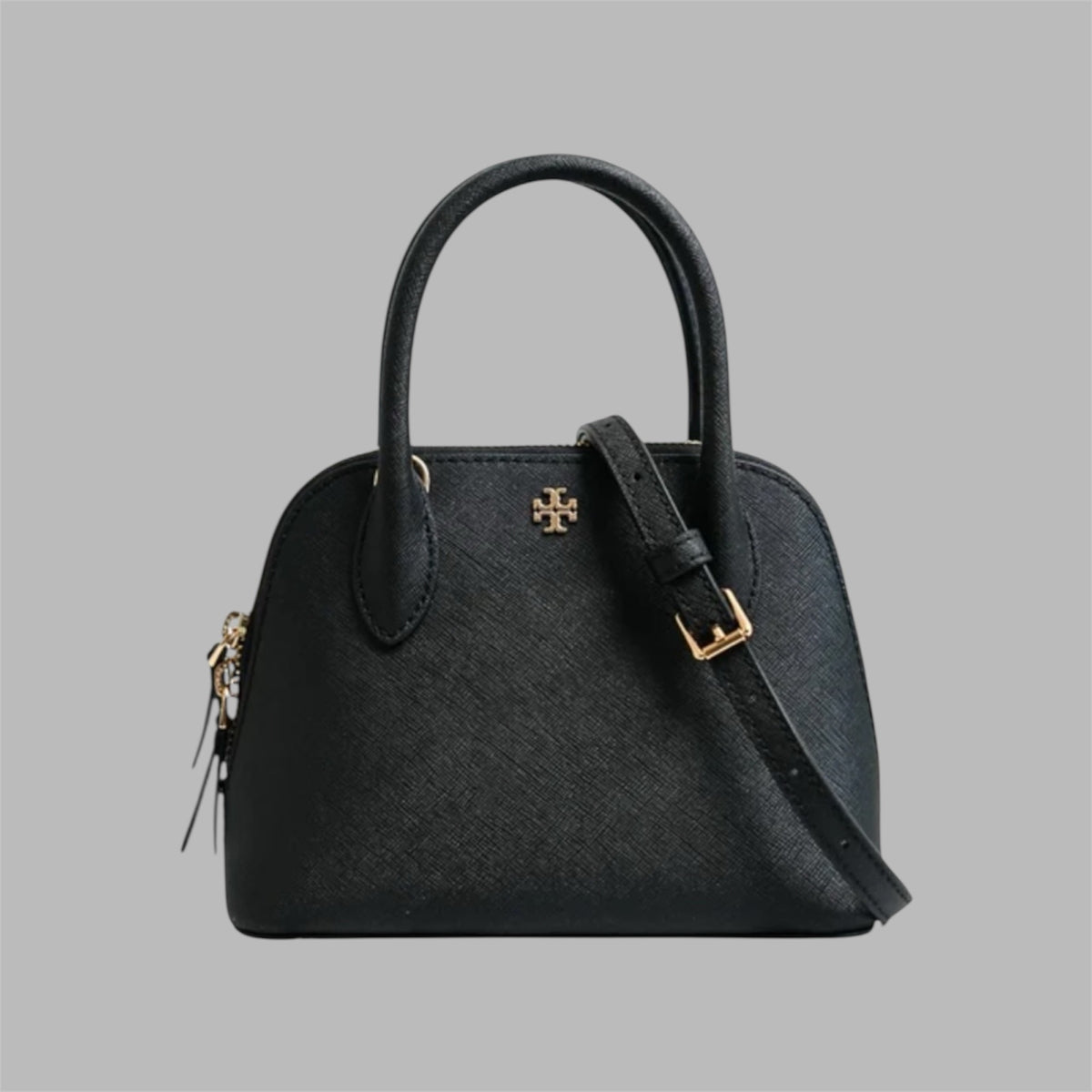 Tory Burch Emerson Women's Mini Dome Satchel Crossbody Saffiano Leather