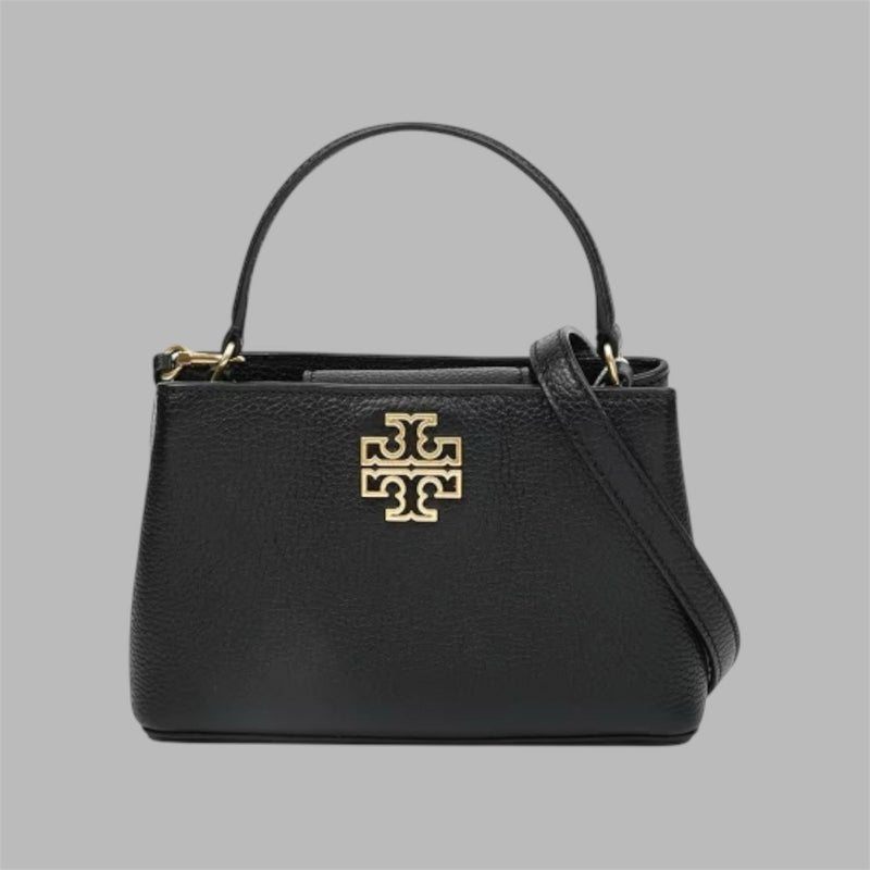 Tory Burch Britten Micro Satchel Black Bag