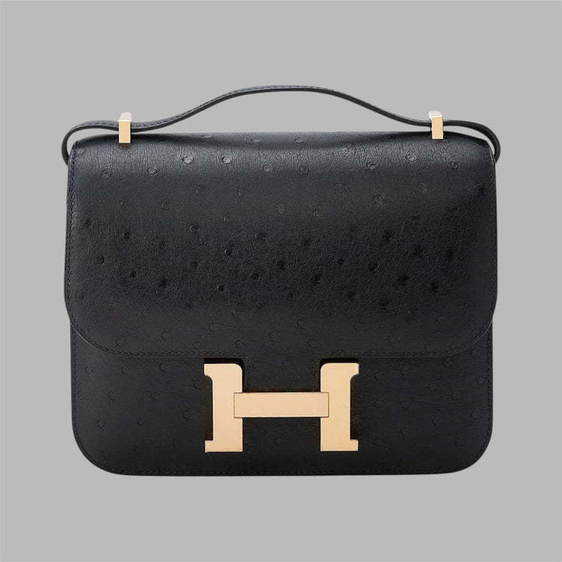 Constance 18 Rose Extreme Epsom Gold Plated Z Stamp