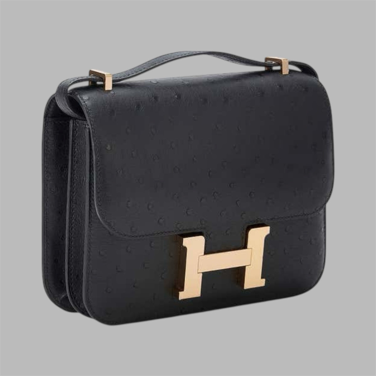 Constance 18 Rose Extreme Epsom Gold Plated Z Stamp