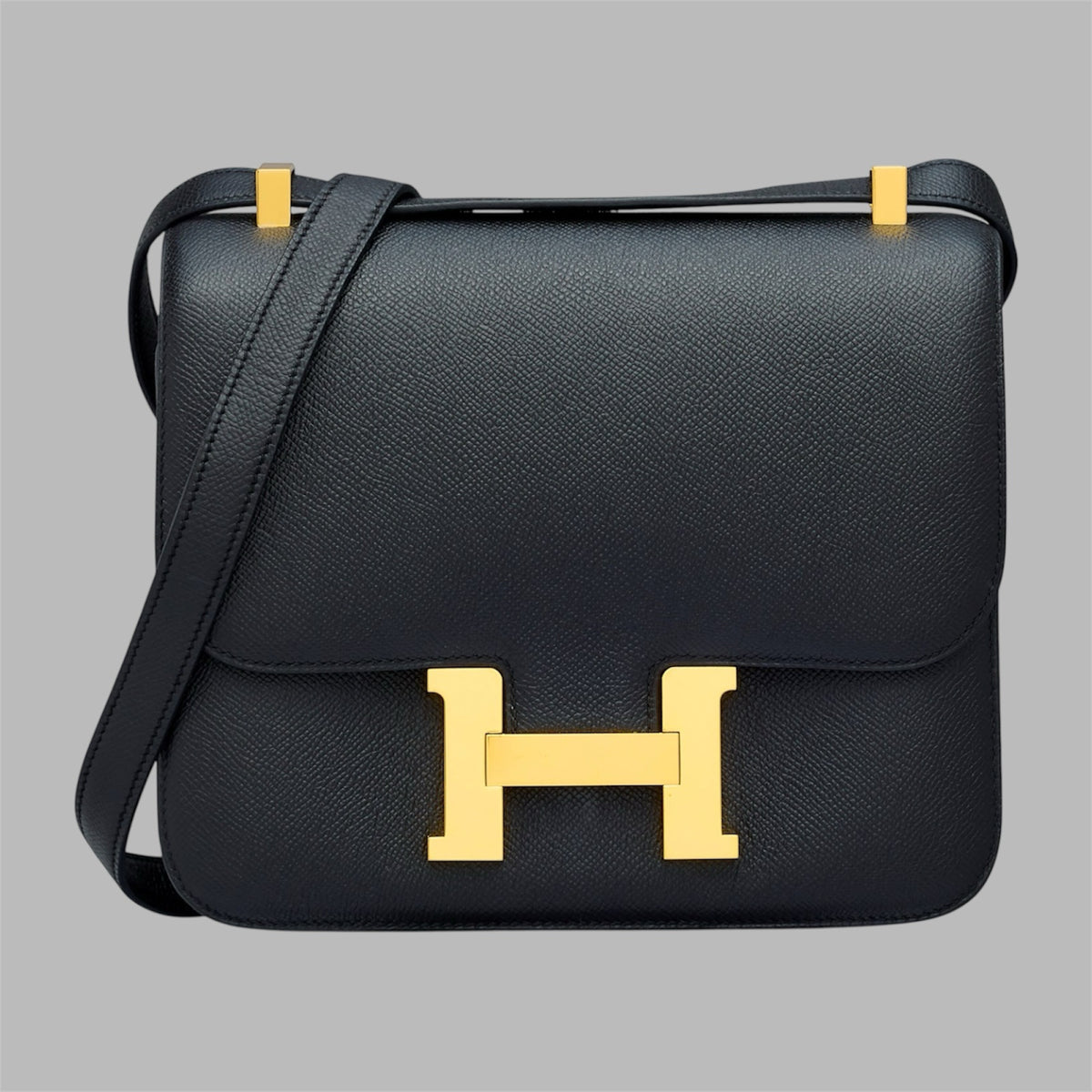 Constance 18 Rose Extreme Epsom Gold Plated Z Stamp