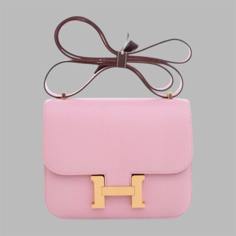 Constance 18 Rose Extreme Epsom Gold Plated Z Stamp