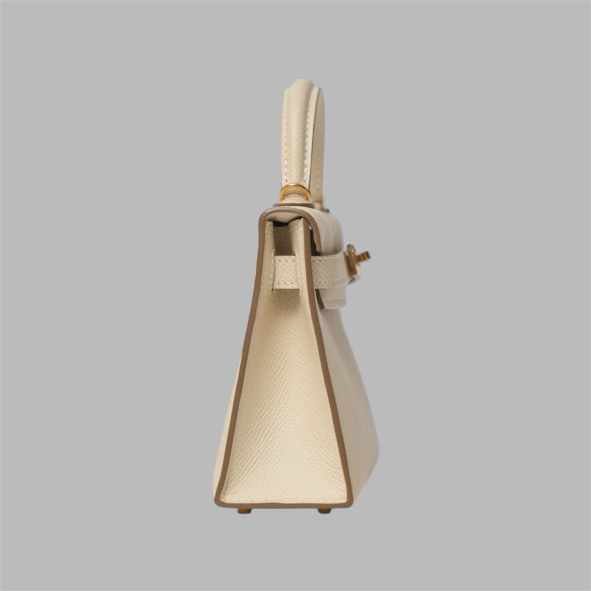 Hermes Kelly 25 Small Sellier Bag Craie Epsom Leather Gold Hardware