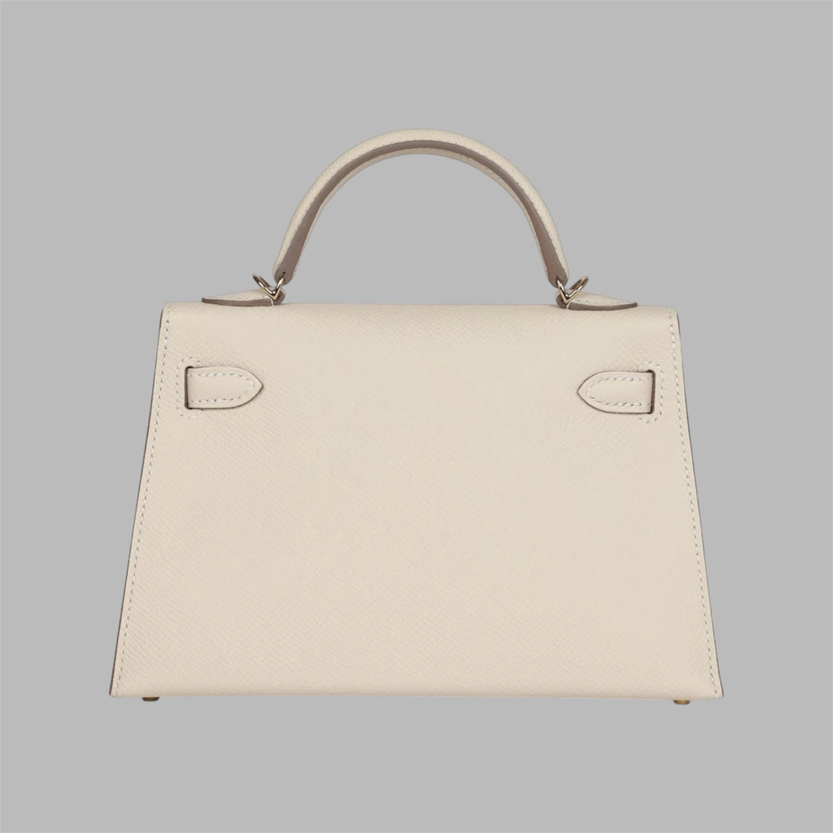 Hermes Kelly 20 Mini Sellier Bag Craie Epsom Leather Gold Hardware