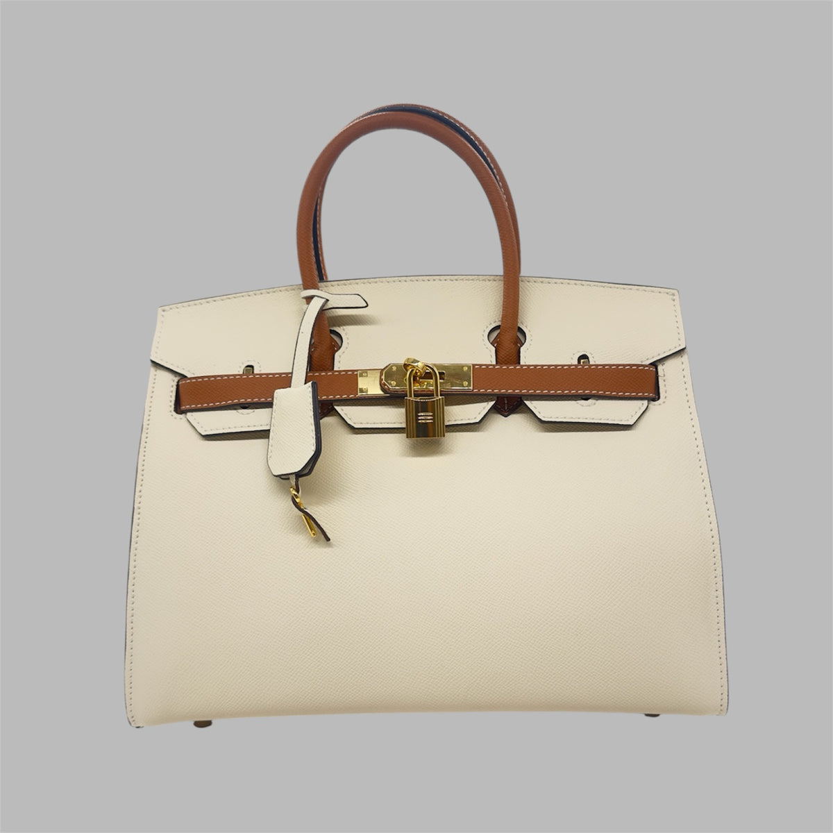 Hermès Special Order (HSS) Birkin 30 Craie and Gold Togo Brushed Gold Hardware