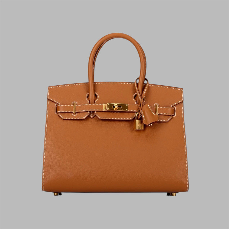 Gold Epsom Birkin 25 Sellier Gold Hardware