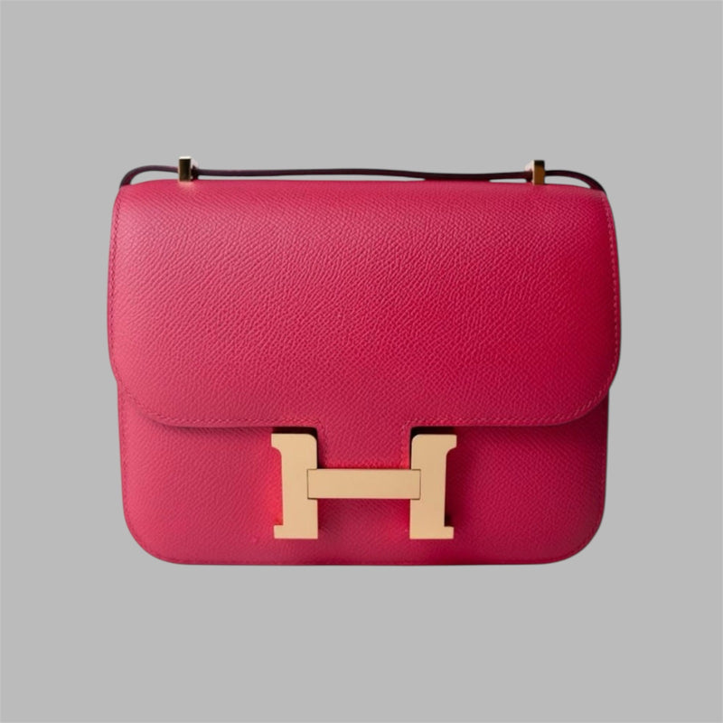 Constance 18 Rose Extreme Epsom Gold Plated Z Stamp