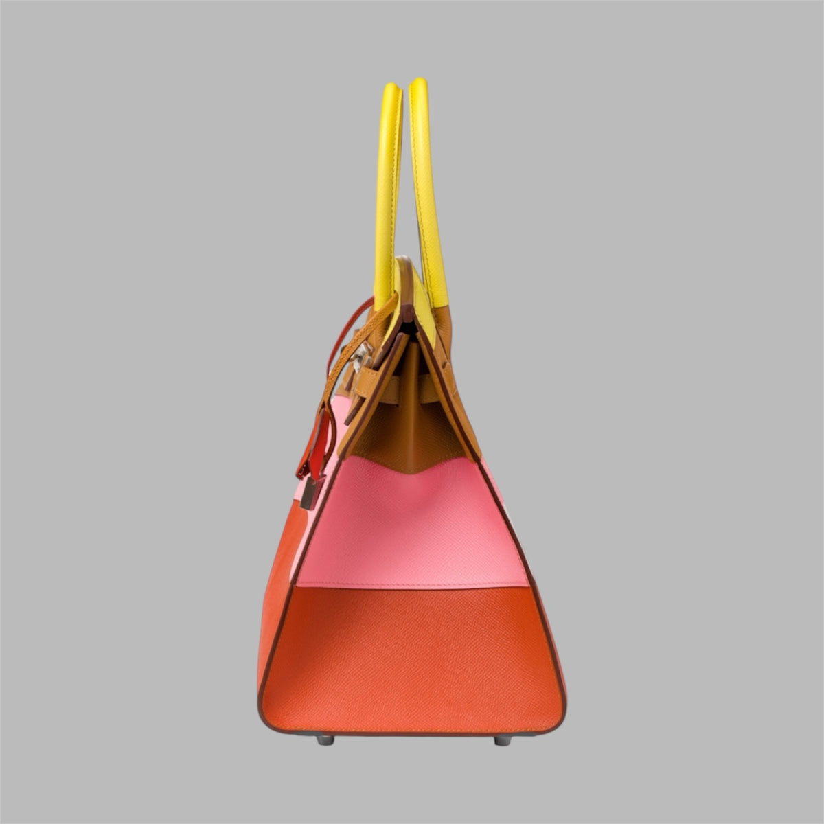 Hermès Birkin 35 Sellier "Sunrise" Rainbow Epsom Palladium Hardware